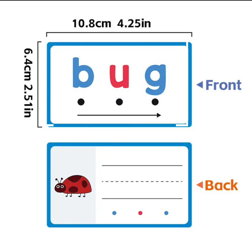 CVC Word Flashcards activities