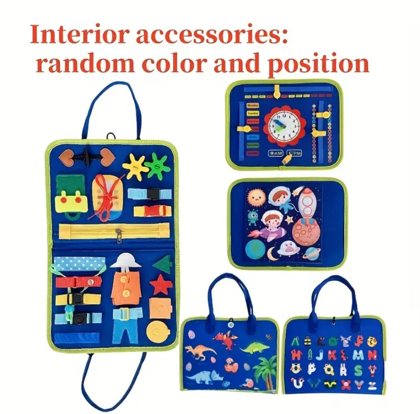 20-in-1 Montessori Busy Board - Educational Sensory Toy