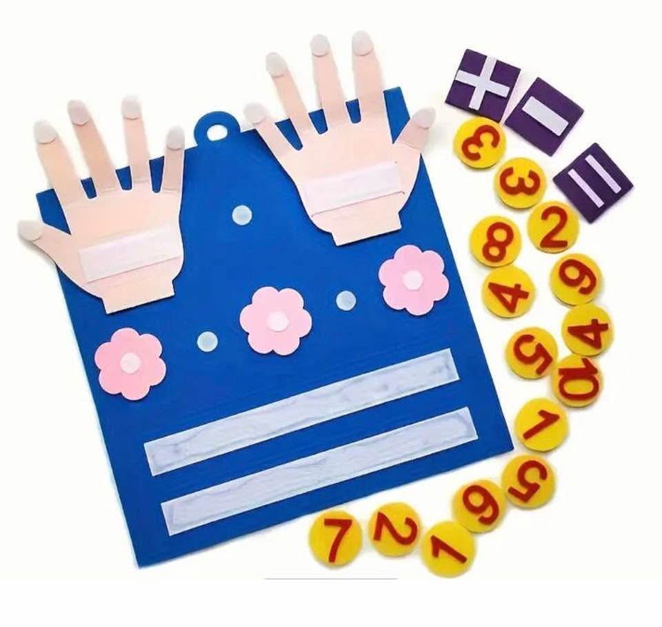 finger math mat
