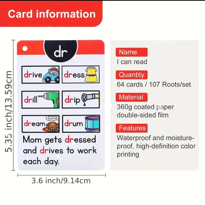 I Can Read Flashcards set of cards
